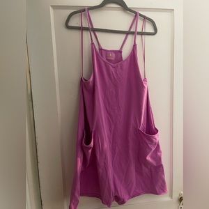 FREEPEOPLE HOTSHOT SHORT OVERALLS